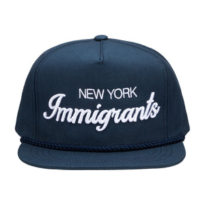 "New York Immigrants" Classic Flat-Bill Snapback