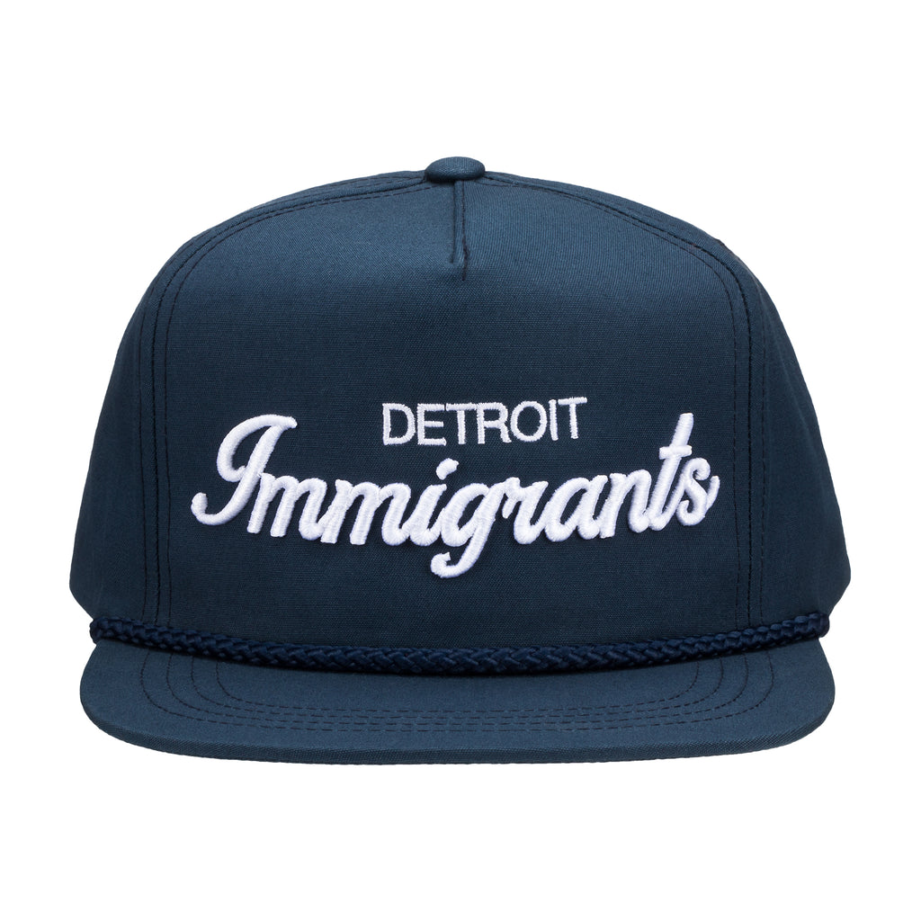 "Detroit Immigrants" Classic Flat-Bill Snapback