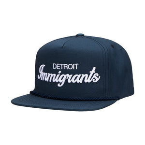 "Detroit Immigrants" Classic Flat-Bill Snapback