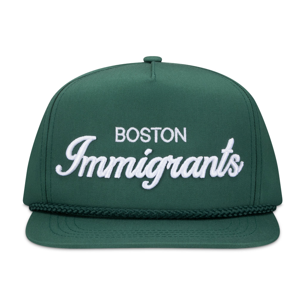 "Boston Immigrants" Classic Flat-Bill Snapback