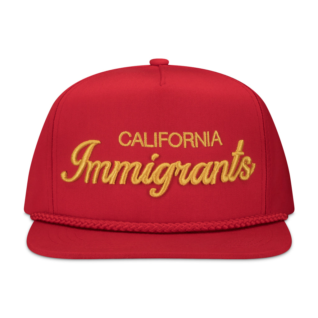 "California Immigrants" Classic Flat-Bill Snapback