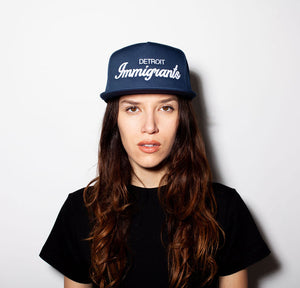 "Detroit Immigrants" Classic Flat-Bill Snapback