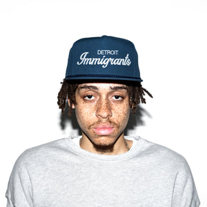 "Detroit Immigrants" Classic Flat-Bill Snapback