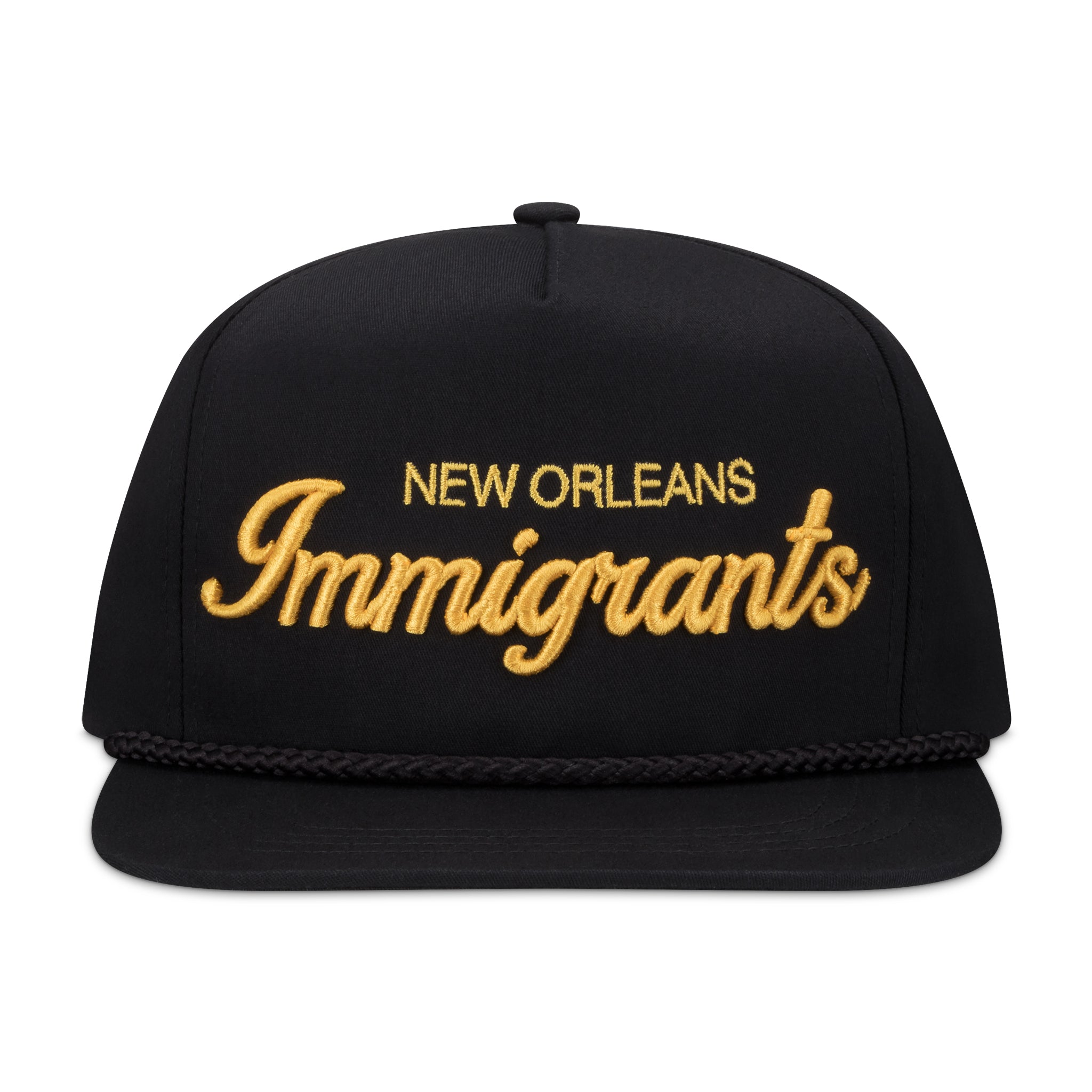 "New Orleans Immigrants" Classic Flat-Bill Snapback